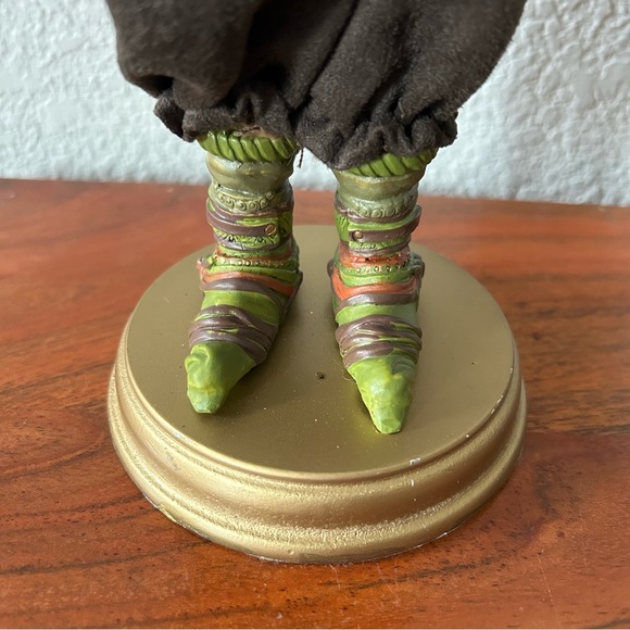 Vintage Elf Irish Woodland Folk Pipe Smoking Figurine Doll Christmas - Picture 6 of 10